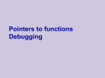Pointers to Functions - CS