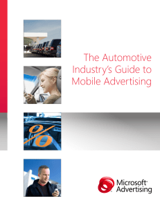 The Automotive Industry`s Guide to Mobile Advertising