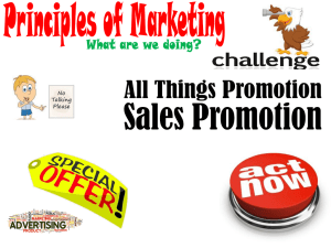 Pricing Day - the Marketing Program