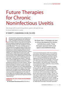 Future Therapies for chronic noninfectious Uveitis