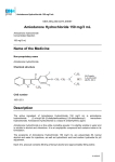 Amiodarone Hydrochloride 150 mg/3 mL Name of the