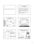 Populations and landscape structure I Organisms/populations and