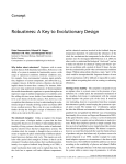 Robustness: A Key to Evolutionary Design
