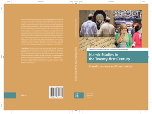 Islamic Studies in the Twenty