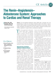The Renin–Angiotensin– Aldosterone System: Approaches to