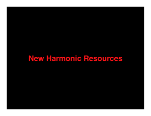 New Harmonic Resources