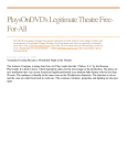 PlaysOnDVD`s Legitimate Theatre Free-For-All