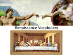 Renaissance Vocabulary