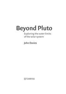 Beyond Pluto - Assets - Cambridge University Press