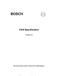 CAN Specification - Embedded System Design