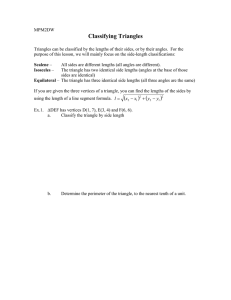 U2D3-Classifying Triangles