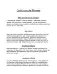 Cardiovascular Disease - Muswellbrook High School
