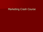 Marketing Crash Course