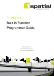 Built-in Function Programmer Guide
