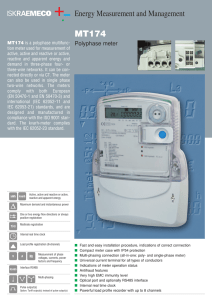 Energy Measurement and Management