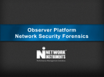 Corporate Overview - Network Instruments