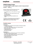 DS200UBSA DS200 Voltage Output A contact free flux gate based