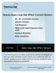 Tamura Open Loop Hall Effect Current Sensors