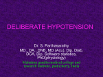 1 MB - deliberate hypotension