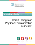Opioid Therapy and Physician Communication Guidelines