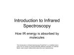 Introduction to Infrared Spectroscopy