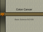 of all colon cancers.