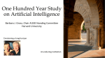 AI100 presentation at IJCAI 2015