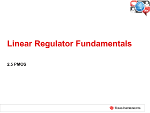 Power Fundamentals: Linear Regulator Fundamentals