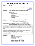 notice of vacancy - Myrtle Point School District
