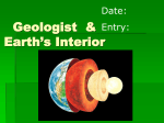 Geology and Layers of the Earth notes