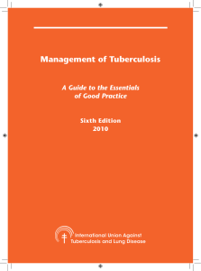 Management of Tuberculosis - International Union Against