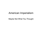 American Imperialism - Reading Community Schools