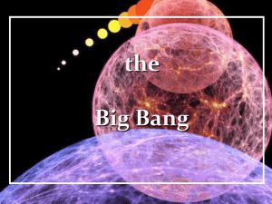 the Big Bang
