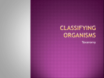 Biological Classification PowerPoint Slide Presentation