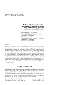 Differential effects of mood on information processing: evidence from