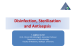 Disinfection and Sterilization