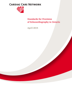 Standards for Provision of Echocardiography