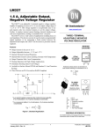 LM337 - 1.5 A, Adjustable Output Negative Voltage Regulator
