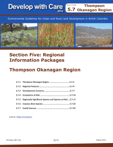 5.7 Thompson Okanagan Region