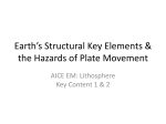 Earth`s Structural Key Elements