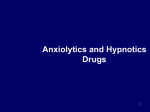 ANXIOLYTICS AND HYPNOTICS