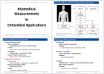 Biomedical Measurements in Embedded Applications