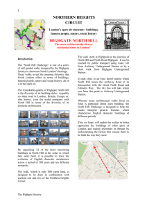 North Hill Challenge - The Highgate Society