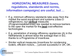 Mechanisms for controlling trends in energy consumption