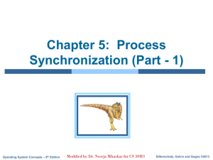 Synchronization Part-I - McMaster Computing and Software