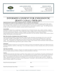 INFORMED CONSENT FOR ENDODONTIC (ROOT CANAL