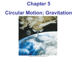 Ch 5 Circular Motion and Gravitation