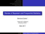 Review of Bayesian and Frequentist Statistics