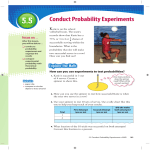 Conduct Probability Experiments
