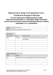 National Cancer Drugs Fund Application Form – Trastuzumab